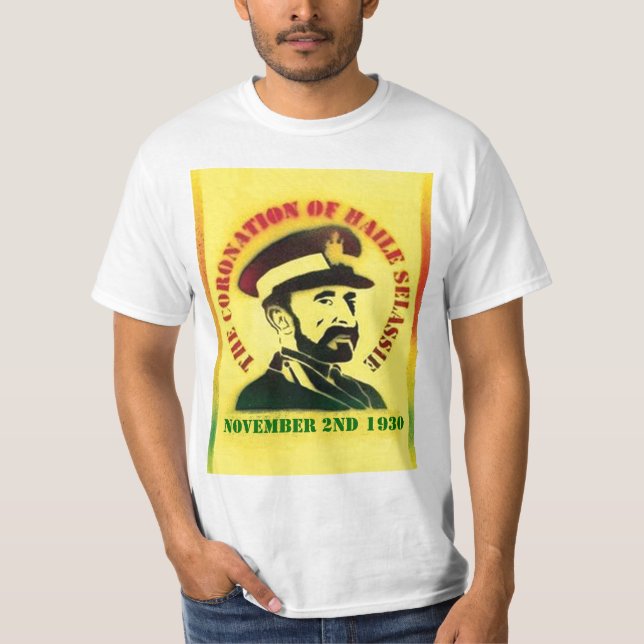 Camiseta Coronación de Haile Selassie (Anverso)