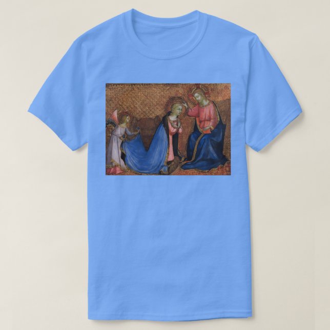 Camiseta Coronación de la Virgen por Fra Angelico (Diseño del anverso)