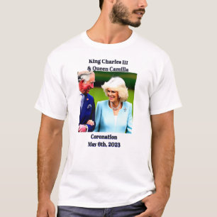 Camiseta Coronación de Rey Carlos III y Reina Camila