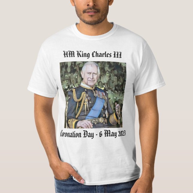 Camiseta Coronación del Rey Carlos III (Anverso)