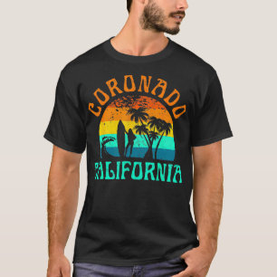 Camiseta Coronado California Beach Surf Summer Vacation Gir