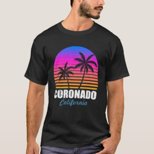 Camiseta Coronado Retro California Atardecer Vacaciones Vin