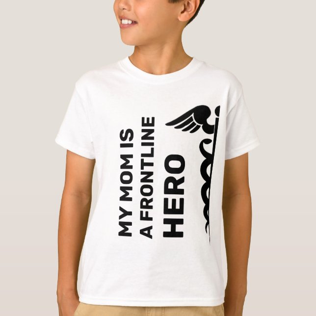 Camiseta Coronavirus Covid19, héroe de la Frontera de Mi Ma (Anverso)