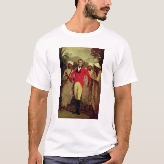 Camiseta Coronel Colin Mackenzie y sus pandits indios (Anverso)