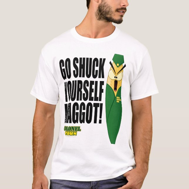 Camiseta Coronel Corn Character Quote Shirt (Anverso)