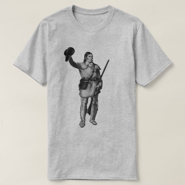 Camiseta Coronel Davy Crockett (Diseño del anverso)