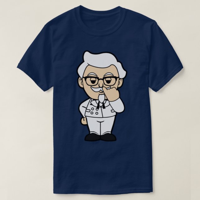 Camiseta Coronel Funny Sanders (Diseño del anverso)