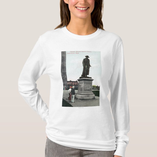 Camiseta Coronel Guillermo Prescott Statue Scene (Anverso)