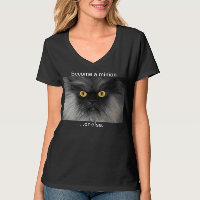 Camiseta Coronel Meow Become A Minion (Anverso)
