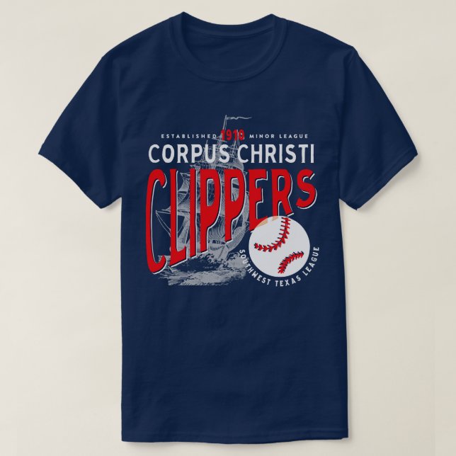 Camiseta Corpus Christi Clippers (Diseño del anverso)
