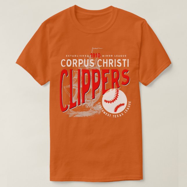 Camiseta Corpus Christi Clippers (Diseño del anverso)