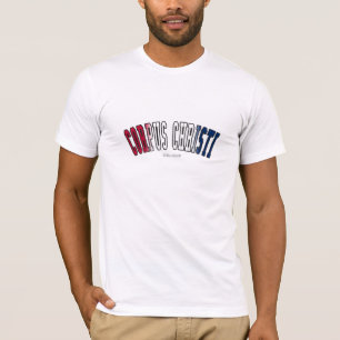 Camiseta Corpus Christi en colores de la bandera del estado