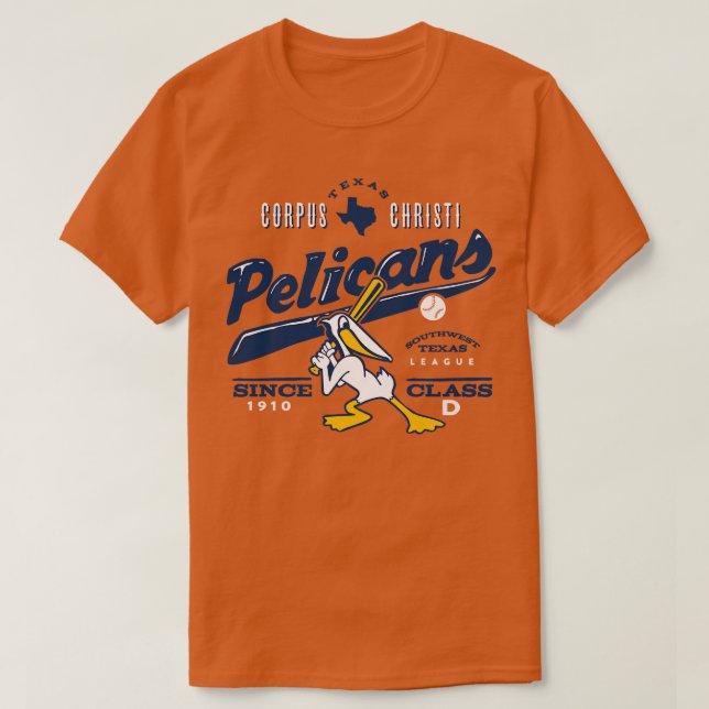 Camiseta Corpus Christi Pelicans (Diseño del anverso)
