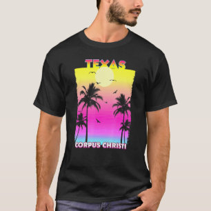 Camiseta Corpus Christi Texas Tx Summer Vintage Sunset