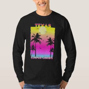 Camiseta Corpus Christi Texas Tx Summer Vintage Sunset