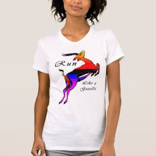 Camiseta Corra como un Gazelle