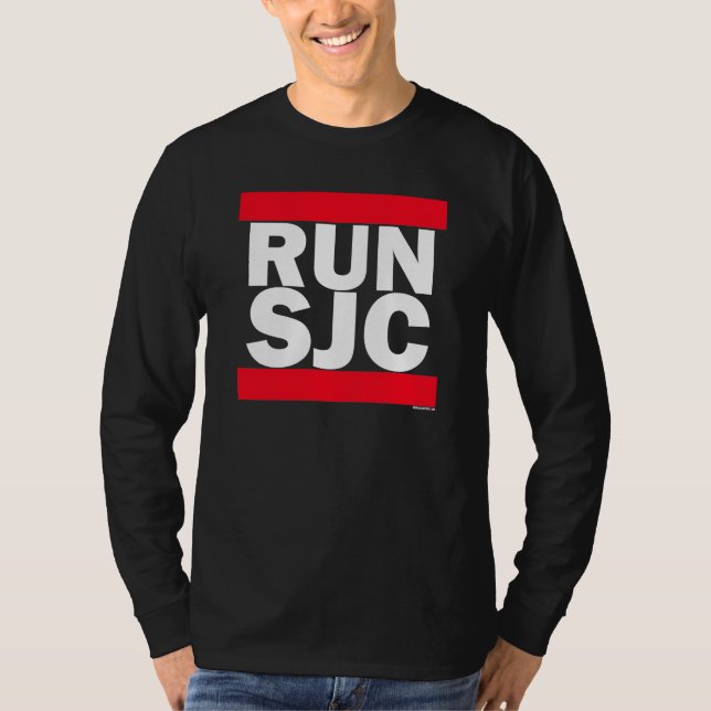Camiseta CORRA el negro de SJC - manga larga (Anverso)