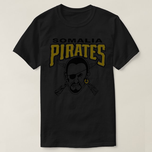 Camiseta Corrando a los piratas de Somalia (Diseño del anverso)