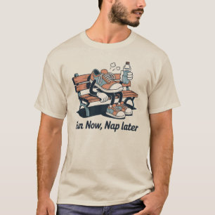 Camiseta Corre Ahora, Duerme Después – Diseño Divertido de