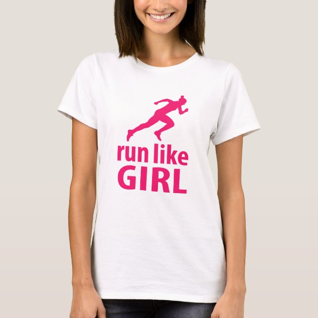 Camiseta Corre como una niña (Anverso)