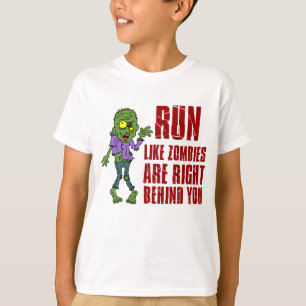 Camiseta Corre como zombis detrás de ti