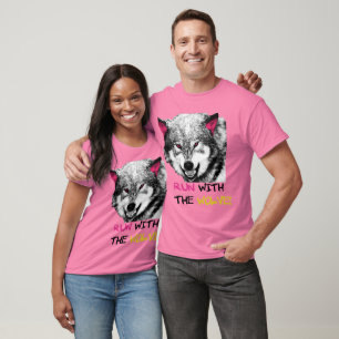 Camiseta Corre con los lobos