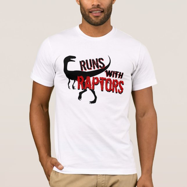Camiseta CORRE con RAPTORS (Anverso)