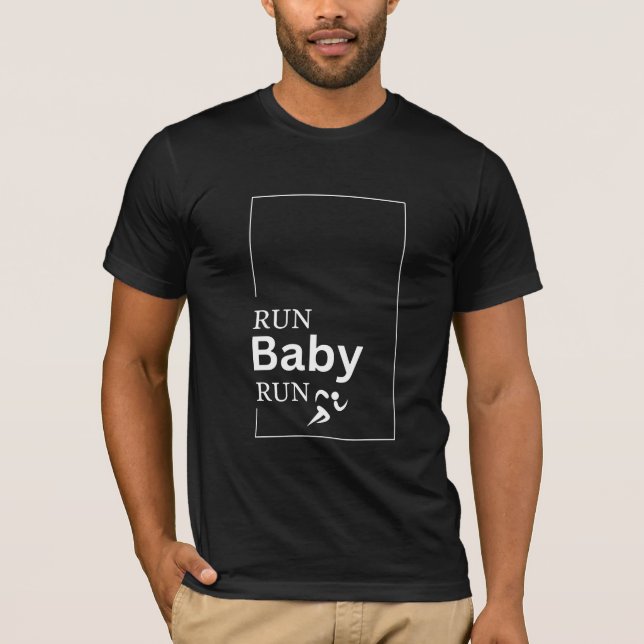Camiseta Corre el bebé (Anverso)