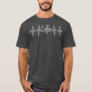 Camiseta Corre en café Heartbeat Funny Caffeine Lover Bebe