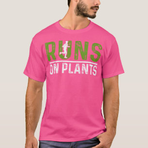 Camiseta Corre En Plantas Corredor Vegano Vegetariano Mar