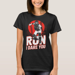 Camiseta Corre reto a ti vender catcher divertido vender ca