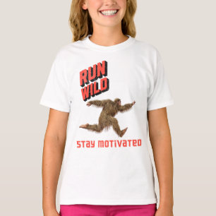 Camiseta Corre sin control Motivación para el fitness de Bi