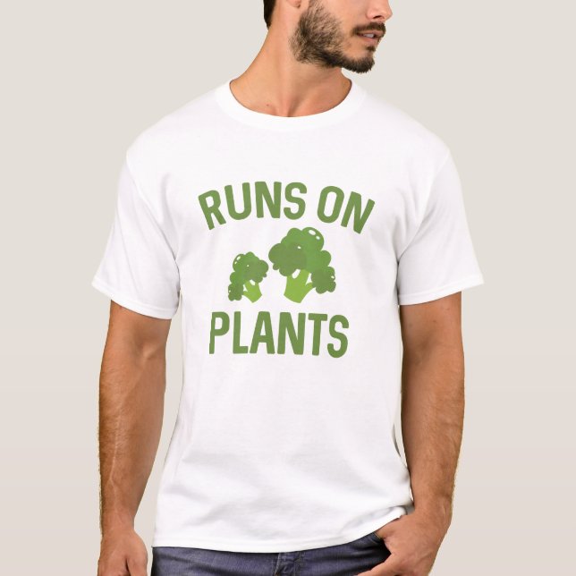 Camiseta Corre Sobre Las Plantas (Anverso)