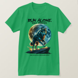 Camiseta Corre solo. Regla para siempre - Legendario diseño
