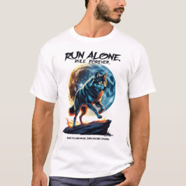 Camiseta Corre solo. Regla para siempre - Legendario diseño