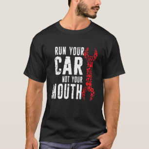 Camiseta Corre Tu Coche No Tu Boca Garage Distressed Mech