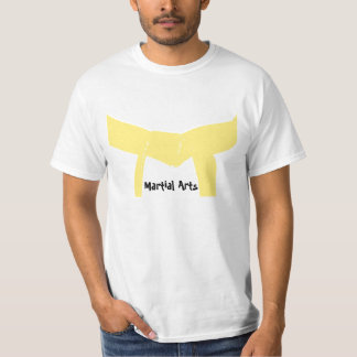 Camiseta Correa amarilla de los artes marciales