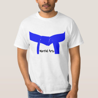 Camiseta Correa azul clara de los artes marciales
