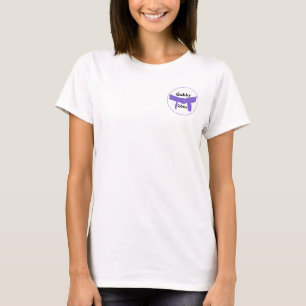 Camiseta Correa de la púrpura de los artes marciales