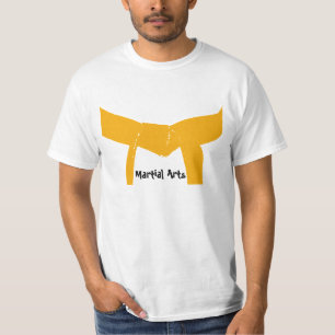 Camiseta Correa del naranja de los artes marciales