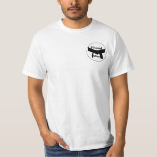 Camiseta Correa negra básica de los artes marciales