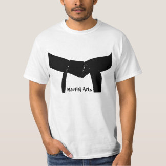 Camiseta Correa negra de los artes marciales