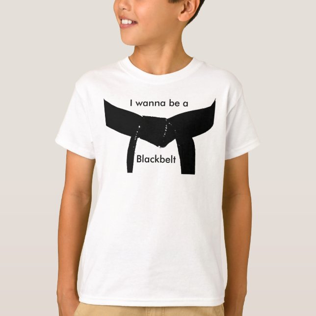 Camiseta Correa negra futura de los artes marciales (Anverso)