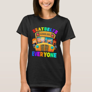 Camiseta Correas de seguridad para todos conductores de aut