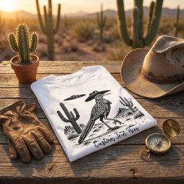 Camiseta Correcaminos Antiguo Ovni Desierto Occidental Pája