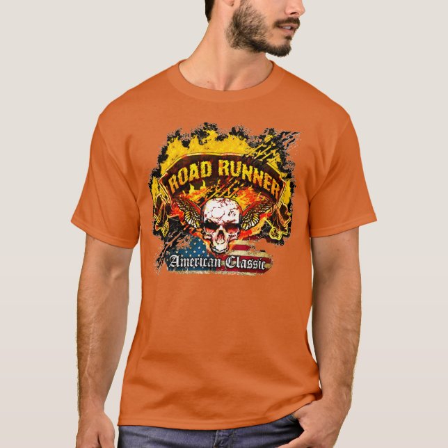 Camiseta Correcaminos de Plymouth - bandera del cráneo de (Anverso)