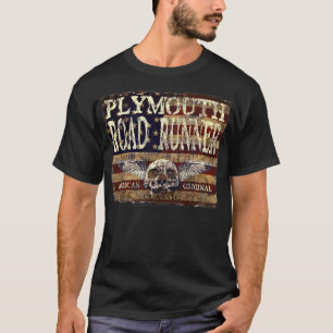 Camiseta Correcaminos de Plymouth contra la bandera