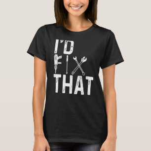 Camiseta Corrección De Id. De Handyman Que Herramientas Mec