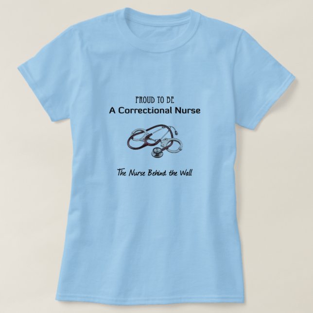 Camiseta correccional de la enfermera (Diseño del anverso)