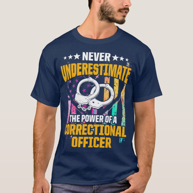 Camiseta Correcciones con capacidad de oficial correccional (Anverso)
